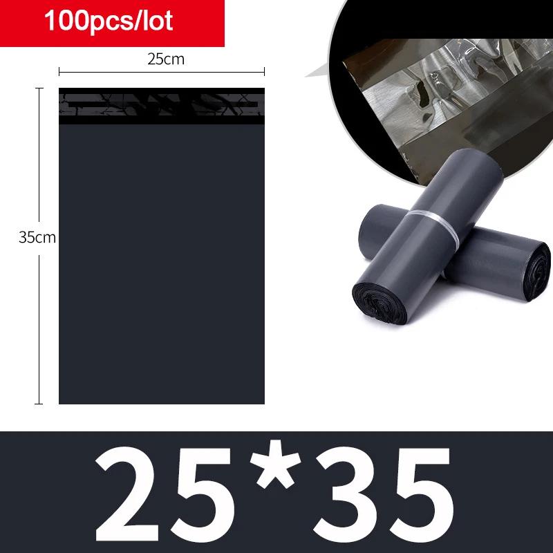 100 Stück Kurierbeutel Expressumschlag Aufbewahrungsbeutel Posttaschen Versandtaschen Selbstklebend Versiegelung Kunststoffverpackungsbeutel