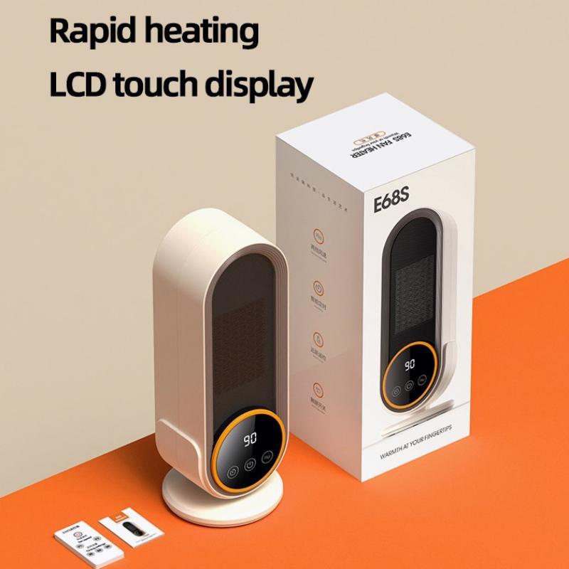 Mini portable Electric Heater Fan 220V Household Desk Warm Air Blower Remote Control Timing Heater Fan