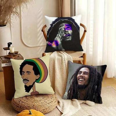 BBob MMarley Kissenbezug Wohnzimmer Sofakissenbezug Geeignet für Haus Schlafzimmer Raumdekoration