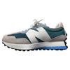 Nb 327 Zapatillas de Running Casuales Retro Versátiles de Caña Media para Hombre Zapatillas Azul Gris MS327ST