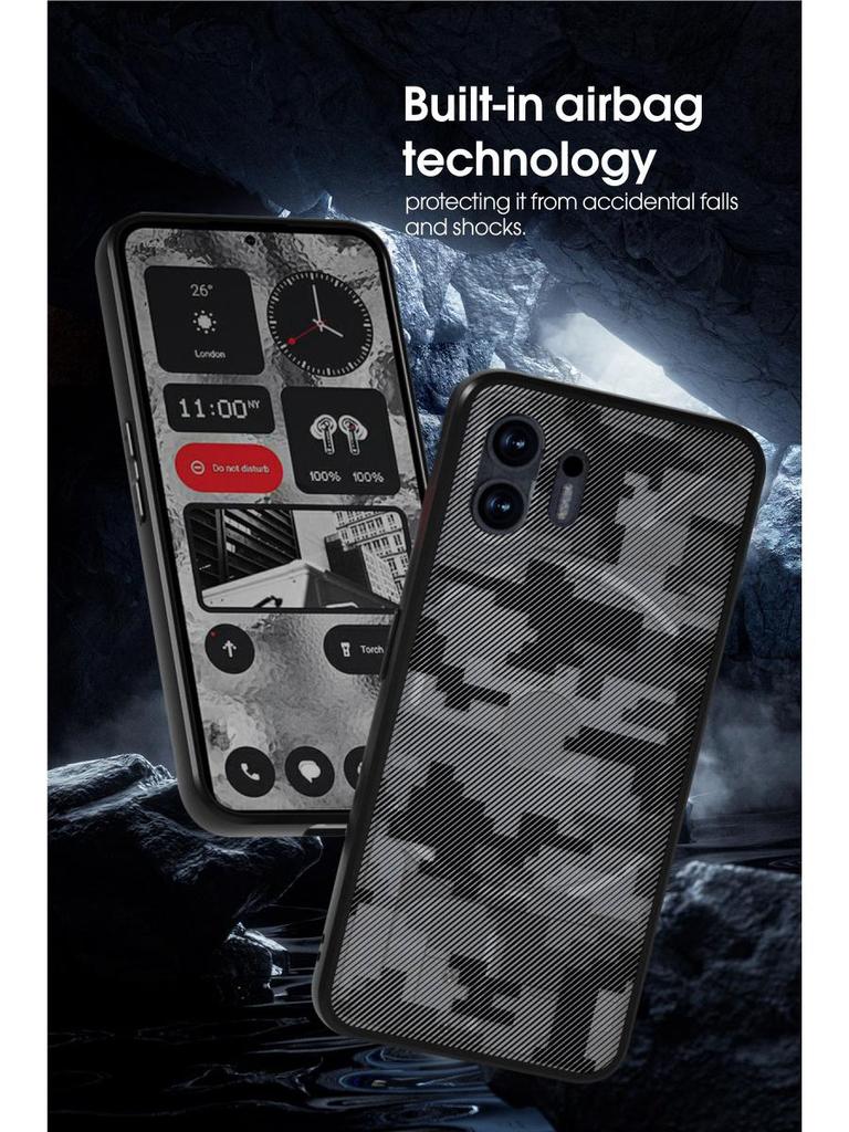 Suitable Camouflage Shockproof Case for OnePlus Nothing Phone 2