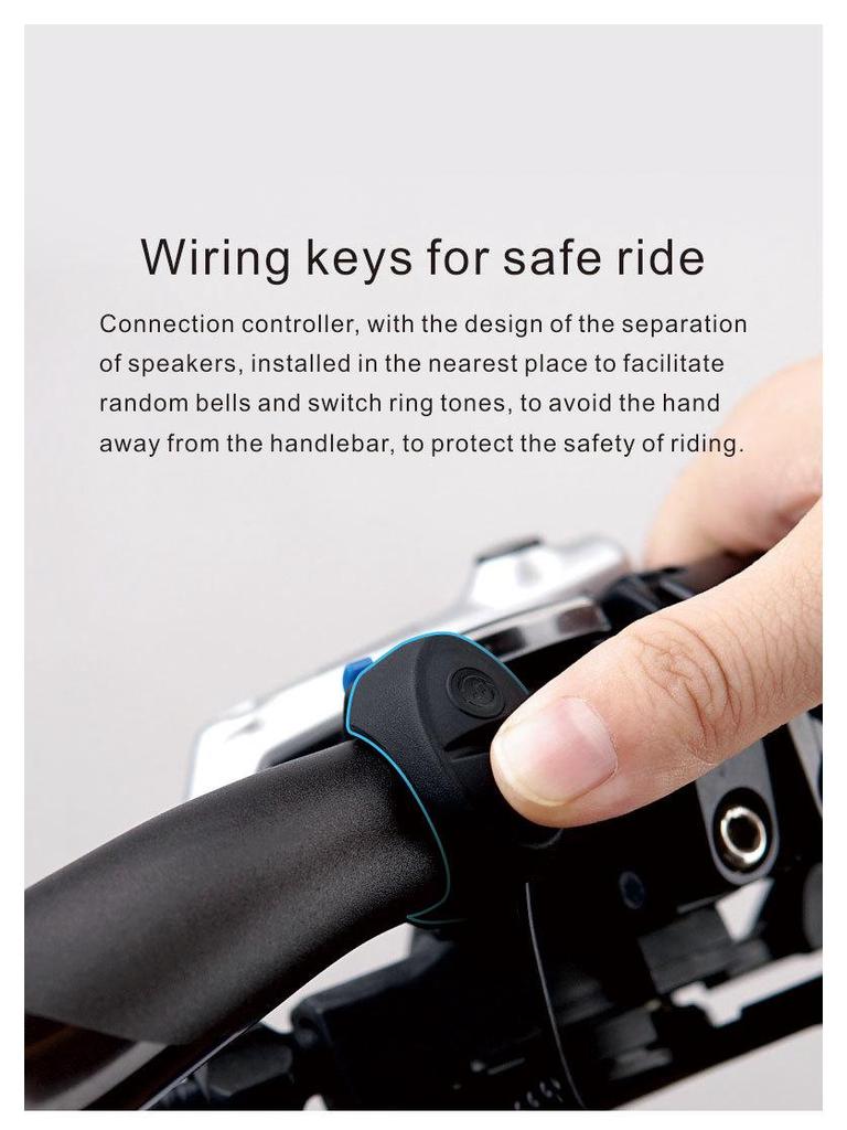 USB Rechargeable Electric Horn for Bicycles and Scooters