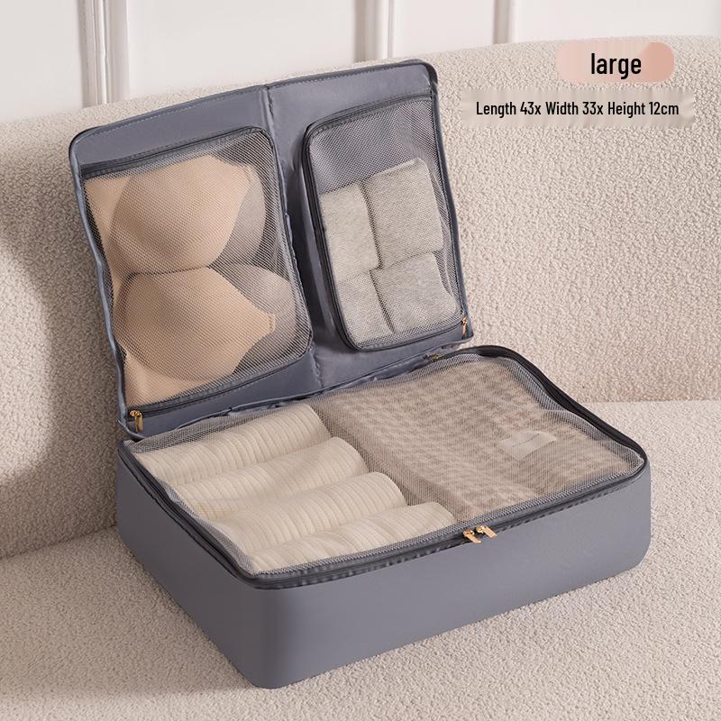 Waterproof Travel Storage Bag: Portable 3-in-1 Bag for Intimate Apparel & Luggage Organization