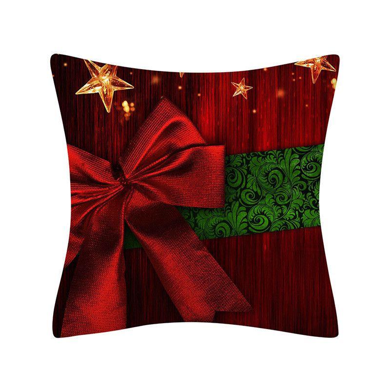 Vibrant Christmas Themed Decorative Cushion Cover For Festive Home Decor 18x18