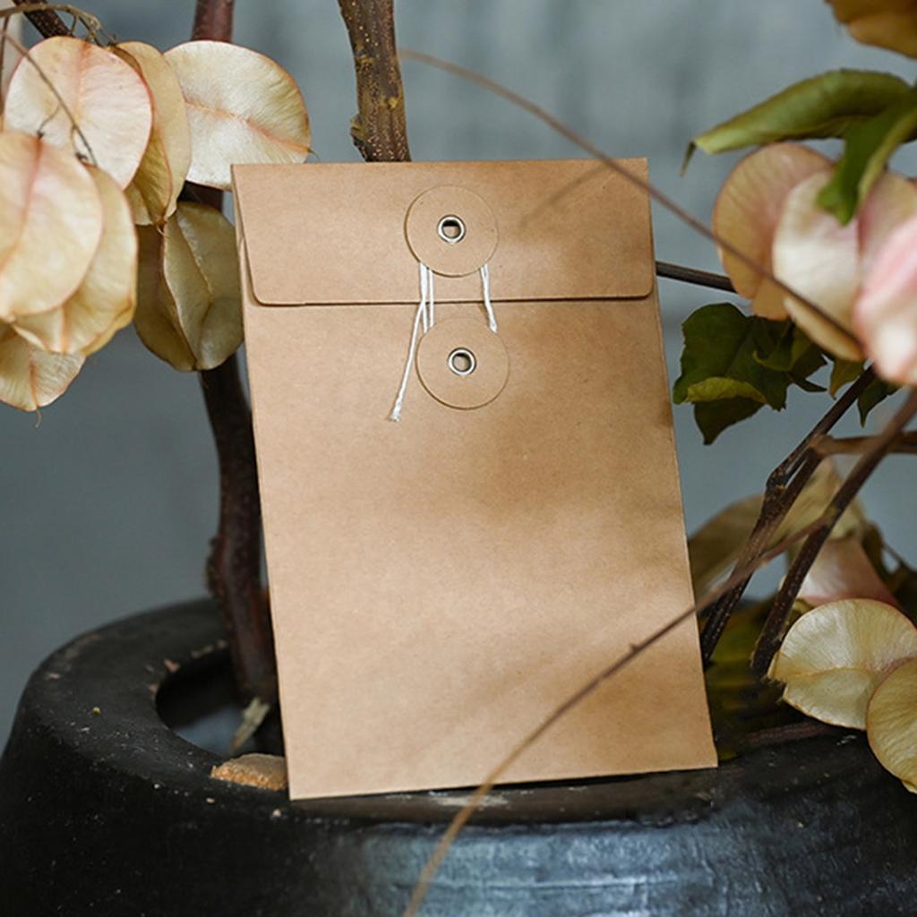 20Pcs/set Kraft Paper Envelopes Invitation Envelopes Postcard Envelope Kraft Envelopes Brown Envelopes Card Envelopes