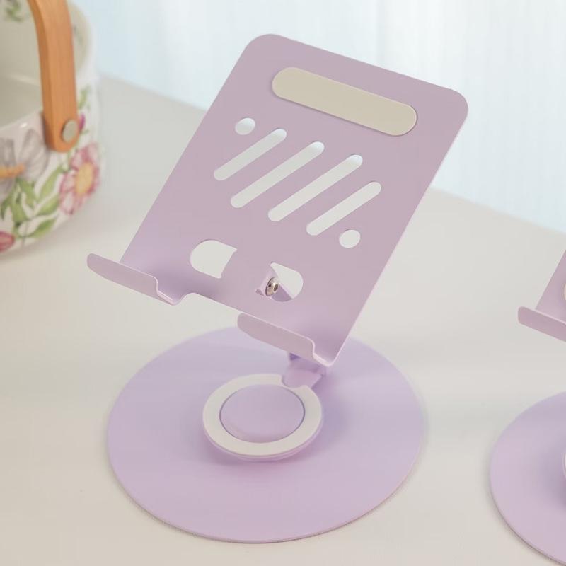 Xiaohongshu Bestseller Foldable Tablet & Phone Stand with 360° Rotation for Desktop & Live Streaming.