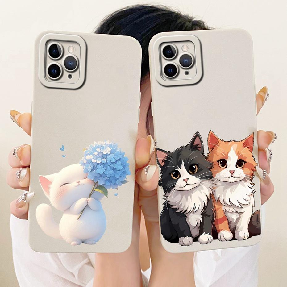 New Fashion Phone Case For iPhone 11 Pro Max iPhone11 11Pro Soft Silicone Cases For iPhone 11ProMax Shockproof Covers Bumpers