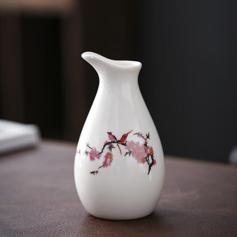 Peach Blossom Ceramic Wine Set