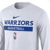 Nike NBA Logo Print Crew Neck Pullover Long Sleeve T-Shirt 22-23 Season Men Tops White DR6517-100