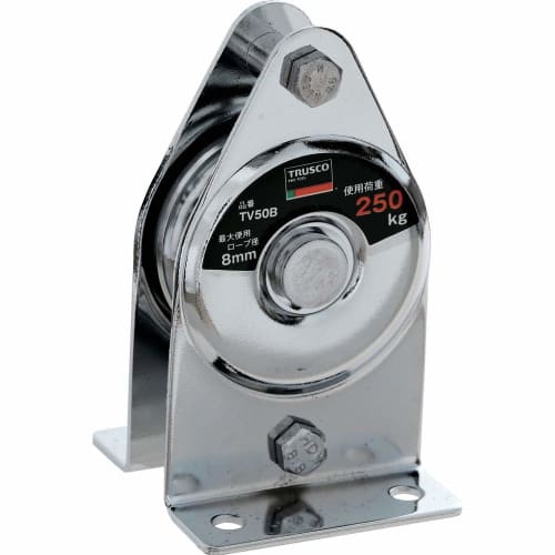 TRUSCO TV50B Fixed Pulley, Vertical, Single Wheel, with Bearing