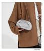 Borsa a Mano Rotonda in Acrilico di Tendenza Europea e Americana con Manico in Metallo - Borsa a Spalla/Crossbody da Sera da Donna