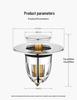 Anti-Odor Pop-Up Drain Stopper for Washbasin
