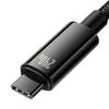 Kabel Usb-C Do Usb-C Baseus Tungsten Gold 240W 3M (Czarny)