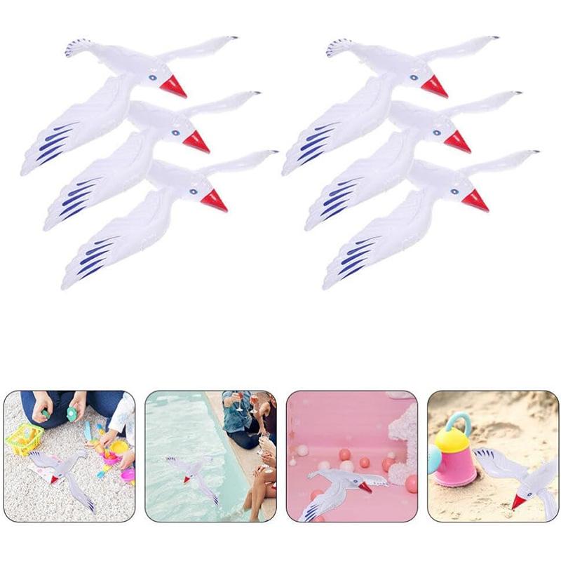 Large Inflatable Seagulls Jumbo Flying Seagull Toy Blow Up Sea Birds
