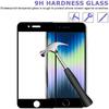 3PCS Full Cover Tempered Glass For iPhone SE  2022 2020 7 8 Plus Screen Protector Black Edge On iPhone SE3 SE2 Protective Glass