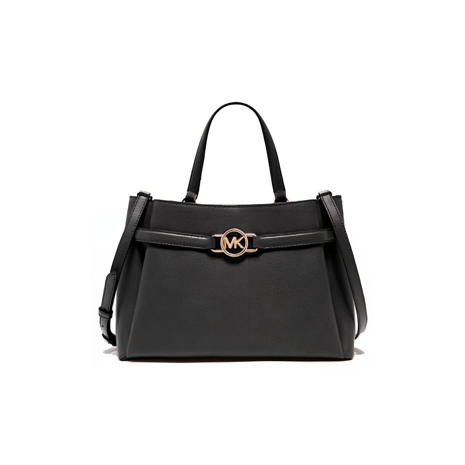 

Новая кожаная сумка через плечо MICHAEL KORS, сумка кроссбоди, женская сумка среднего размера, черная 30F2GAQS2L-001 31.0*10.9*21.1CM