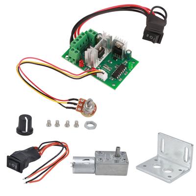 DC12V Geared Motor Turbo Worm Reduction Machinery Transmission Parts with Governor JGY37012V5RPM