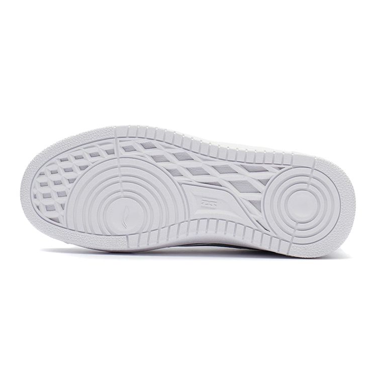 Disney X Li Ning Dumbo Series Comfortable Versatile Shock Absorption High-Top Kids Sneakers Kids Sneakers Silver White YKCR162-1