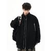 Wassup American-Style Bomber Jacket for Men, Autumn 2025 New Trendy Brand Baseball Jacket, Retro Functional Style Coat