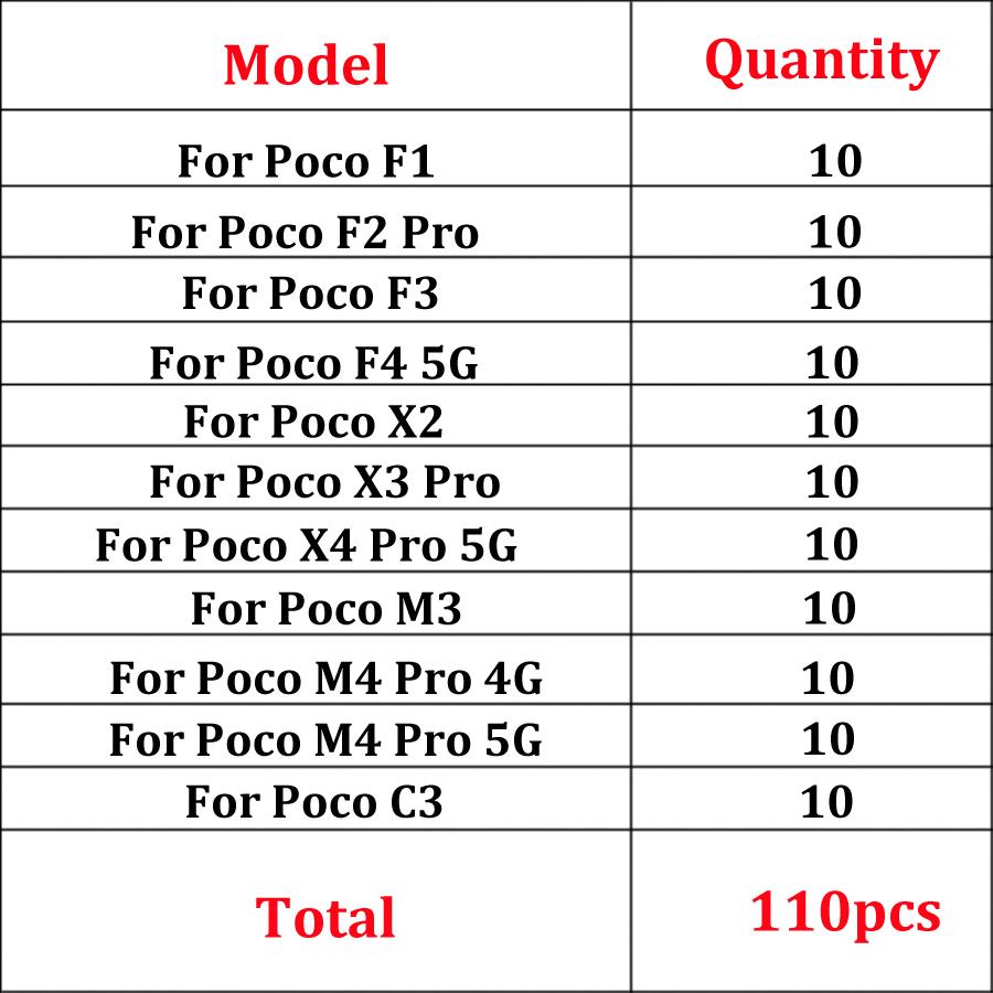 10pcs For Xiaomi Poco F1 F2 F3 F4 X2 X3 X4 M3 M4 Pro C3 4G 5G USB Fast Charging Port Dock Charger Board Connector Flex Cable