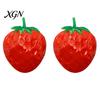Sensory Stress Toy 1/2Pcs Red Strawberry Ball Realistic Mini Squeeze Fidget Soft Stretchy Simulated Fruit Party Favors Compact