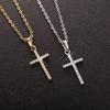 European and American Popular Jewelry, Rhinestone-inlaid Cross Necklace, Simple and Fashionable, Cross and Versatile Hanging