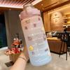 2000ml Capacity Large Drinking Bottle Sports Mug Outdoor Portable Bottles Water