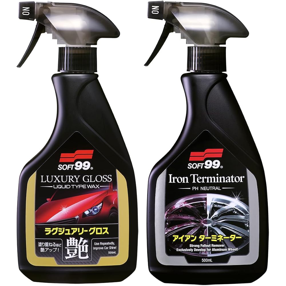 Soft99 Luxury Gloss and Iron Terminator Set