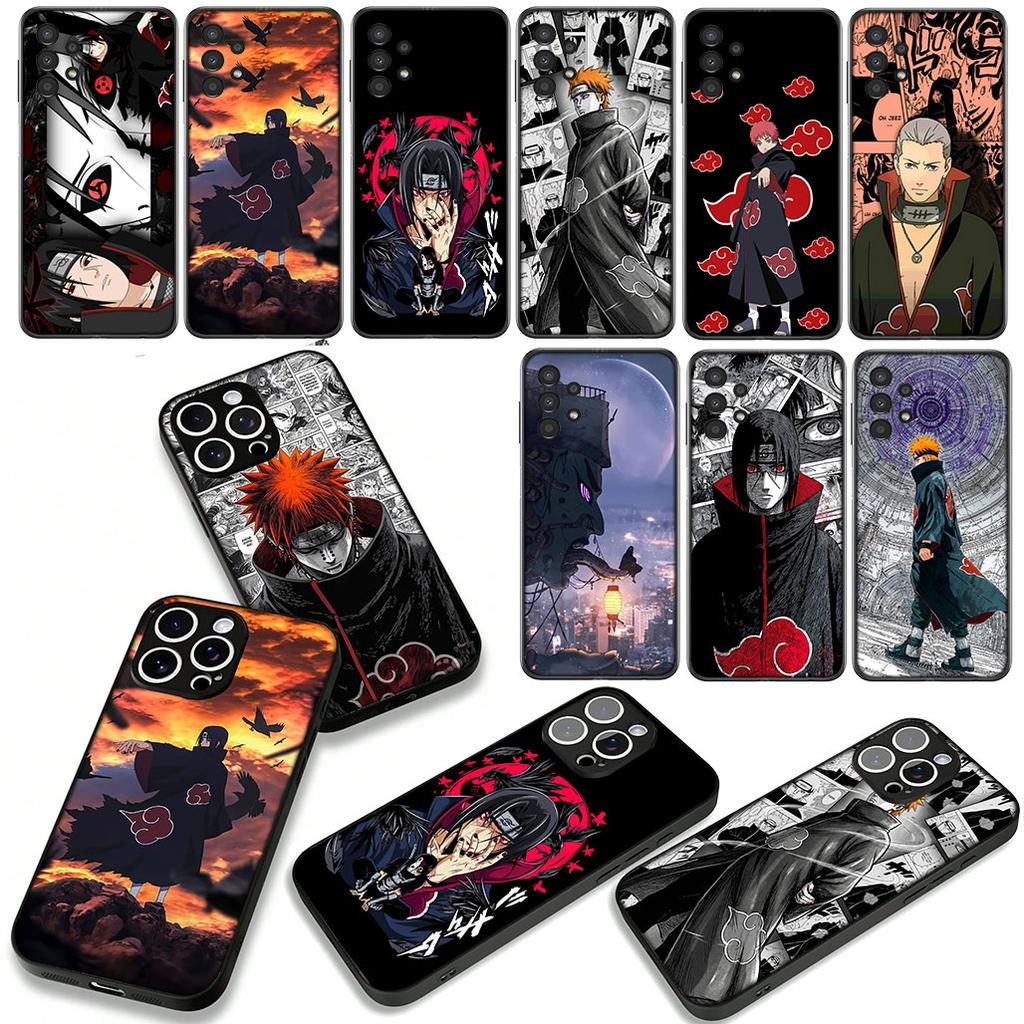 For Motorola Moto Edge 70 60 Fusion 40 NEO 20 Pro G Stylus G56 G96 G71 G73 G52 G42 G51 Case Sasori Pain Narutos Akatsuki Itachi
