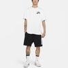 Nike T Shirts Men's White Crew Neck Moderate Straight Fit DC7818-100