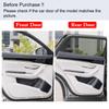 4PCS Carbon Fiber Texture Door Protector Mat Anti-Dirty Anti-Collision Stickers For BYD Song PLUS EV DM-I -2024 Accessories