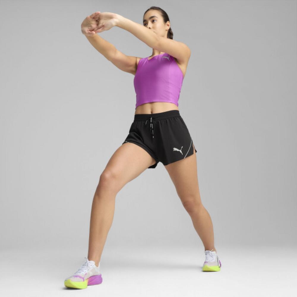 Puma Women S Race Day Ultraweave 3 Inch Split ShortS