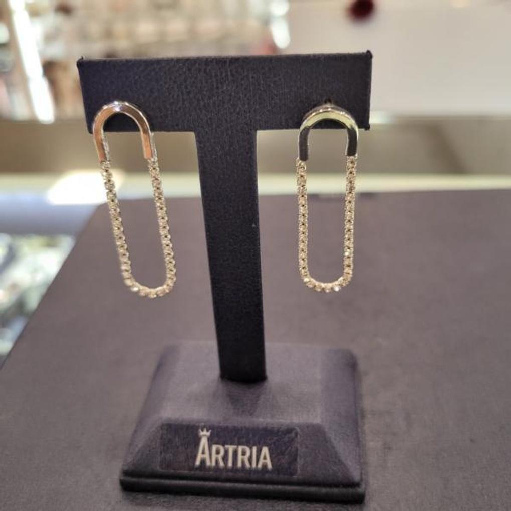 

ARTRIA U-Line Julan Drop Earrings CHAERET0017WHF