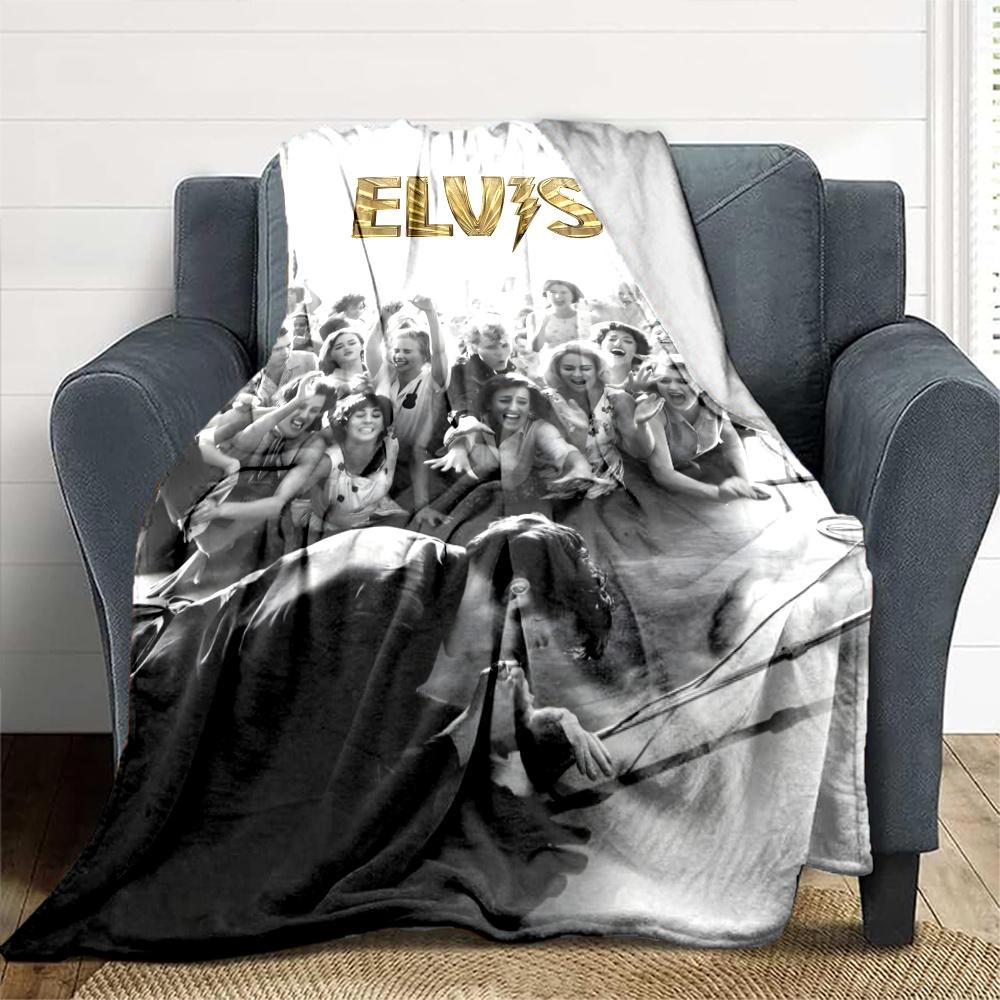 Elvis Presley Blanket Soft Warm Cozy Suitable For Office Bed Office Chair For All Occasions Stylish Decor Gift For Travel Home Birthdays