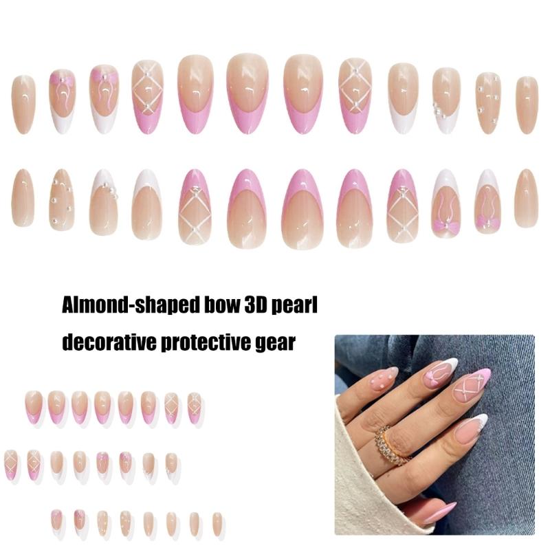 Press on Nail,Fake Nails Stick Glue on Nail False Nails Acrylic Nails Artificial False Nails for DIY Nails Art Designs