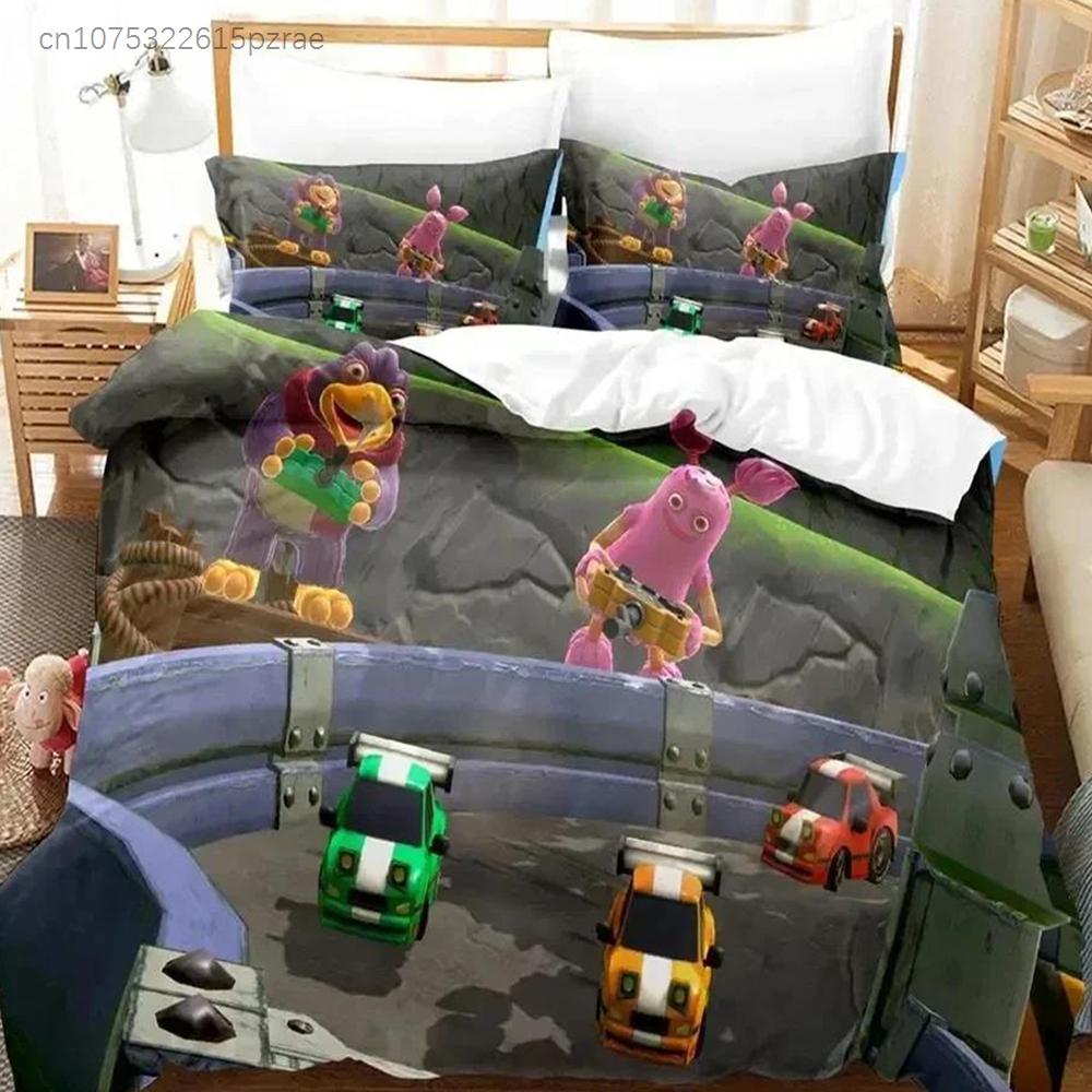 Game My Singing Monsters Bedding Set Printed Bed Set With Pillowcase Duvet Cover Soft Queen King Size Bedclothes Home Boys Adult