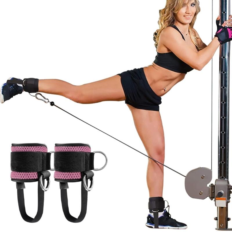 Adjustable D Buckle Ankle Strap Attachment Leg Strength Training Sports Protective Gear With Weight Boosters Belt Buckle