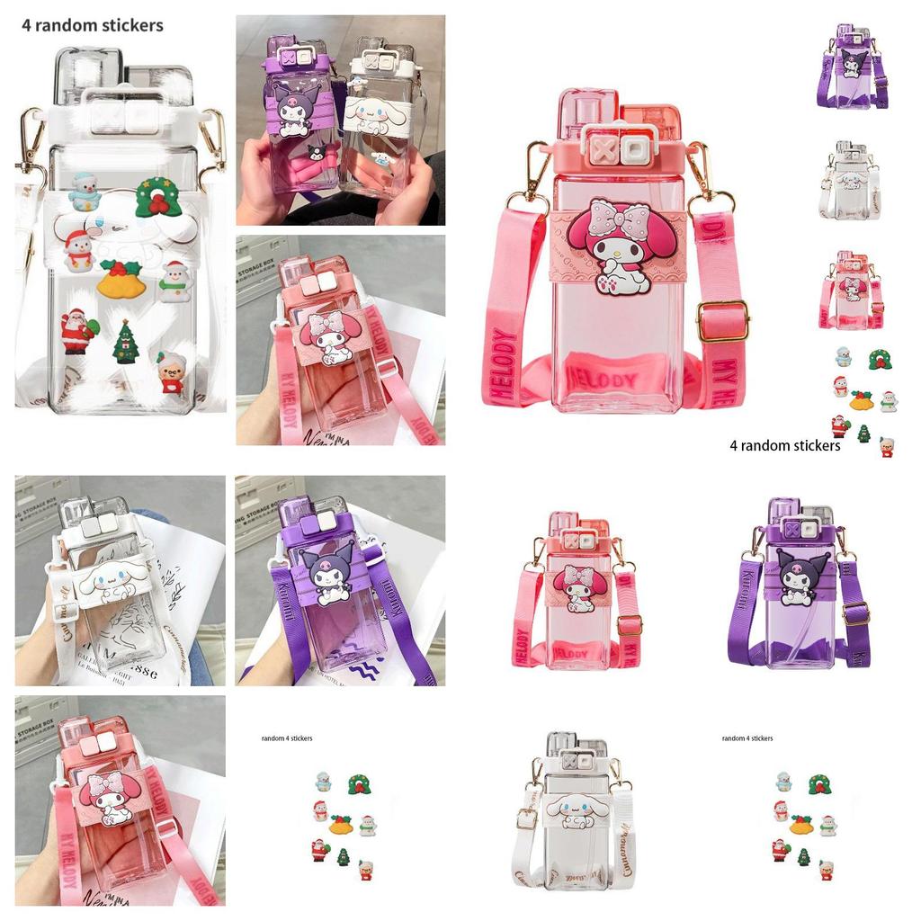 Wysokiej jakości butelka na wodę dla dzieci Kuroko na lato z pięknym wzorem i podwójną słomką