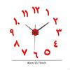 Large DIY Wall Clock ,Bedroom ,Modern, Art Decorative Simple Creative Acrylic