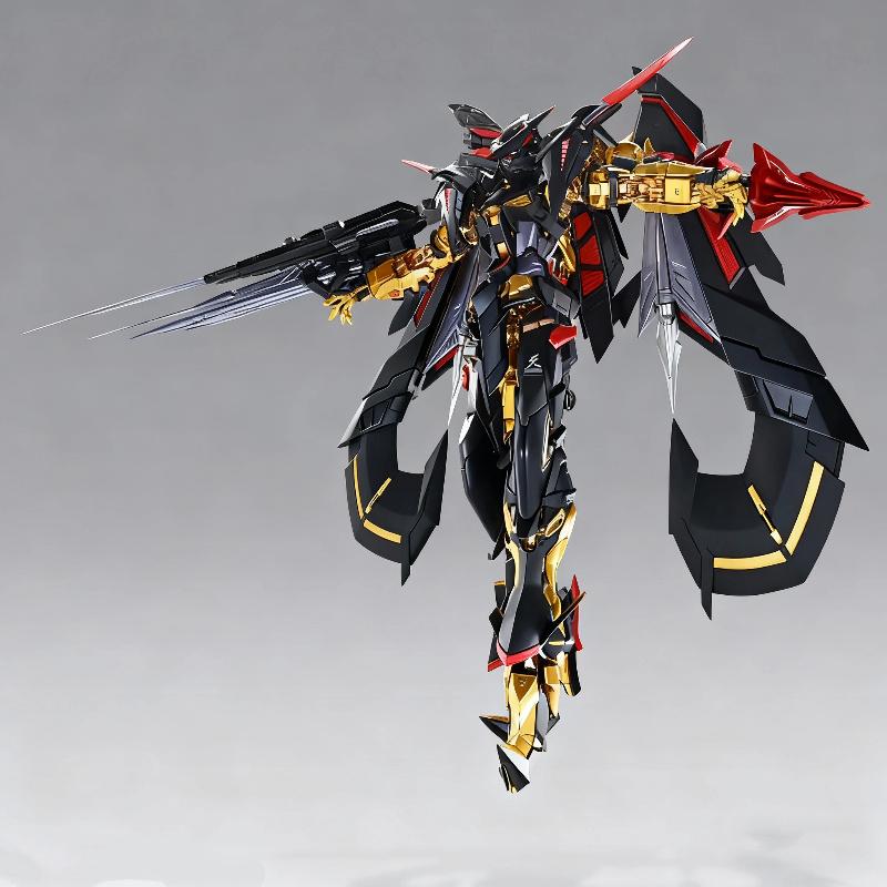 HG 1/144 Astray Gold Frame Kit di Montaggio Modello Action Figure Con Set di Armi Flight Pack Ornamento da Scrivania Regalo Collezione Giocattoli
