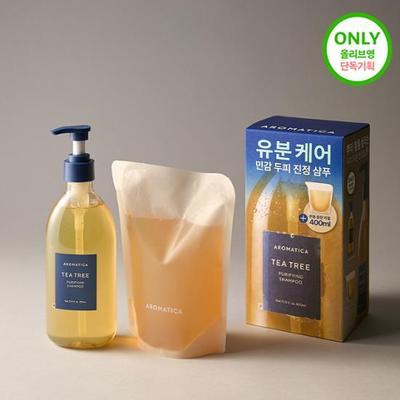 Tea Tree Purifying Shampoo Double Plan 400ml + 400ml