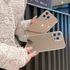 Mirror Surface for IPhone 16 Mobile Phone Case 15pro High-end Electroplating Fine Holes for IPhone13 Two-in-one Protective Case