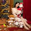 New Cartoon Santa Claus Doll Decoration Hot Selling Christmas Gift Plush Toy Snowman Elk