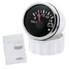 AD 52mm Voltmeter with Alarm Light  Volt Meter Gauge Voltage for Marine Car Caravan Boat Camper RV Truck 12v Voltmeter Ammeter