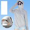 WEZHO Women's Ice Silk Sun Protection Hoodie with Detachable Brim