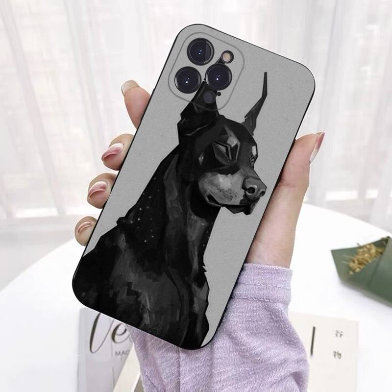 

Мягкий силиконовый чехол для телефона с изображением собаки таксы и добермана для iphone 14 13 12 11 Pro Mini XS MAX 8 7 6 Plus X 2020 XR Shell iphone 14 plus