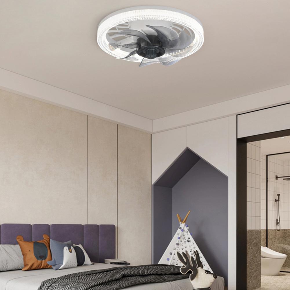Modern Dimmable Ceiling Fan Light with 4 Speeds 3 Color Modes Ideal for Living Room Kitchen Bedroom Use