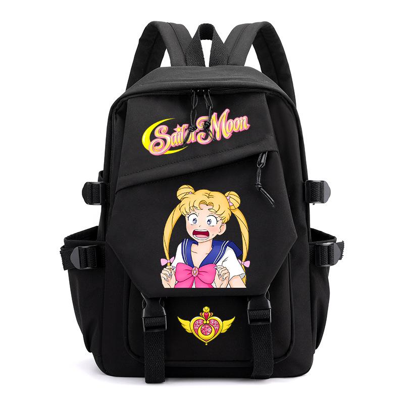 Sailor Moon Anime Backpack for Girls Tiny Student Rucksack for Elementary School Daily Use