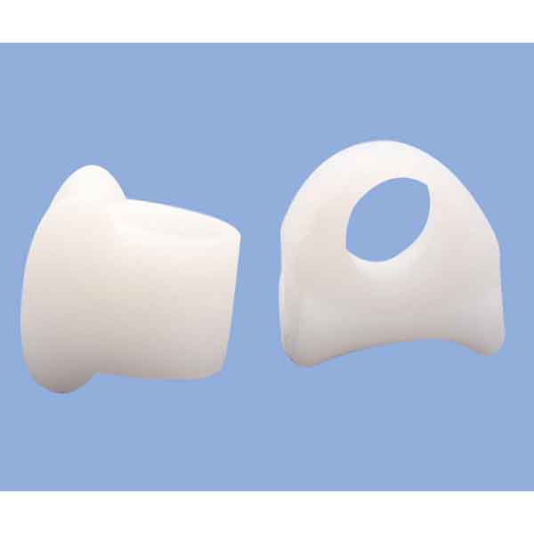 

Sumifun 1 пара белых силиконовых корректоров для большого пальца, разделитель пальцев L белый