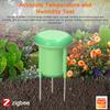 Tuya ZigBee Soil Tester Temperature and Humidity Sensor IP66 Grade Waterproof Mobilephone Tuya APP